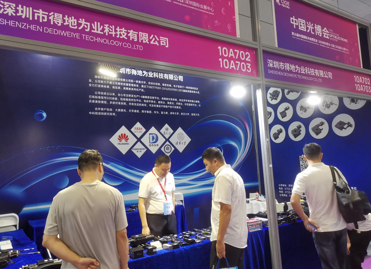 熱烈祝賀得地為業(yè)2025年9月10日-12日光博會圓滿成功